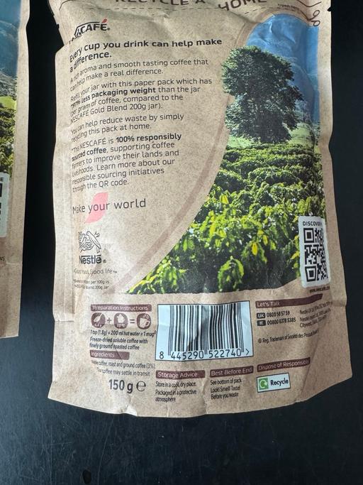 Buy & Sell Birmingham Solihull - Photos for Nescafe Gold Blend Refill Pack 150g