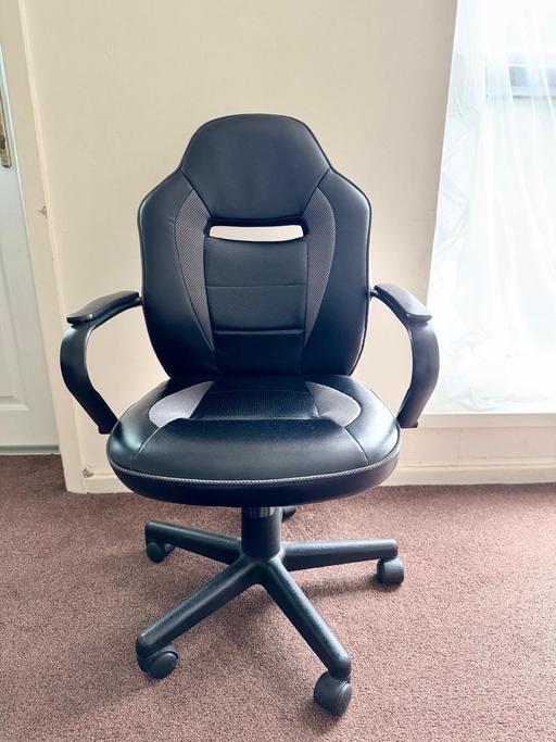 Buy & Sell Leicester Leicestershire - Photos for BLACK SWIVEL OFFICE CHAIR