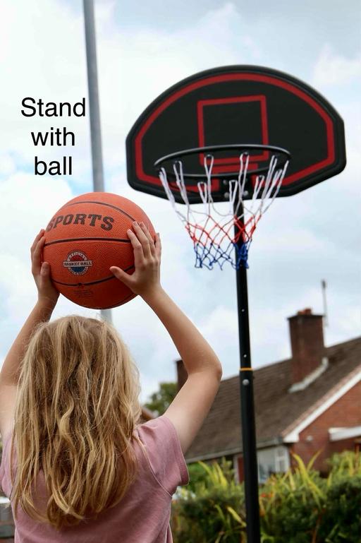 Buy & Sell Leek Staffordshire Moorlands - Photos for Basketball Hoop with Ball + Pump 1.6-2.10m