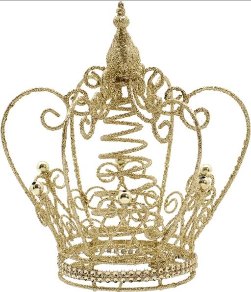 Buy & Sell Hall Green Birmingham - Photos for gold glitter crown Christmas tree topper