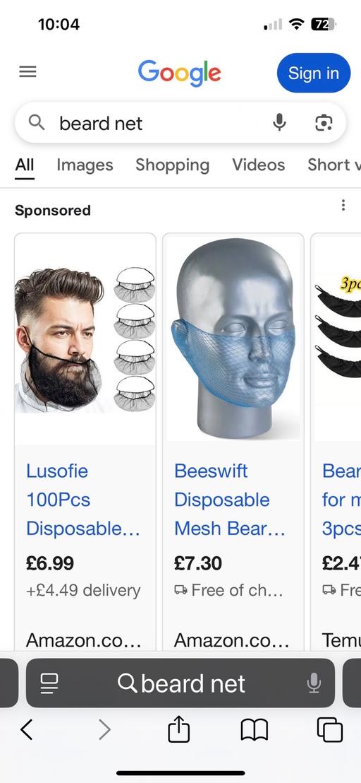 Buy & Sell Wednesfield Wolverhampton - Photos for 100 beard nets