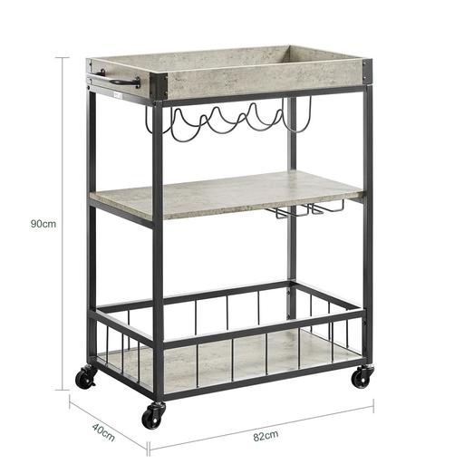 Buy & Sell South Quay East London - Photos for Loleta Metal Bar Cart