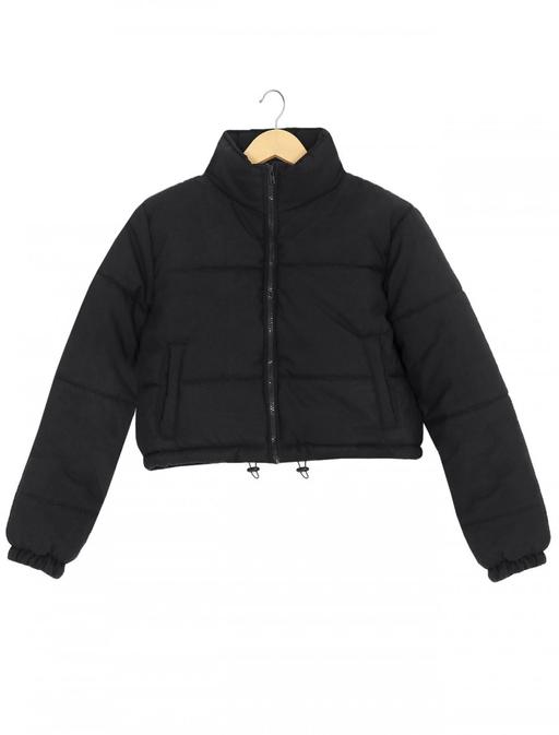 Buy & Sell Mitcham Junction Sutton - Photos for Women’s Black Cropped Puffer Jacket - Warm