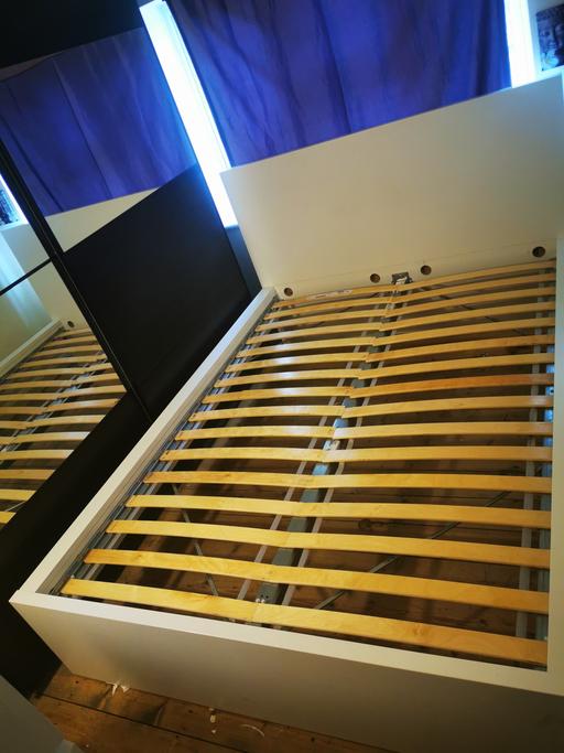Buy & Sell Bilston Wolverhampton - Photos for IKEA BED FRAME WHITE double perfect condition