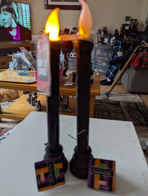 Buy & Sell Georgetown Blaenau Gwent - Photos for Halloween lights up 2 X candles ( one the ba