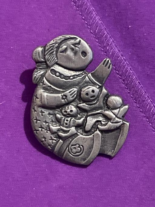 Buy & Sell Rottingdean Brighton - Photos for Lovely vintage pewter story teller brooch