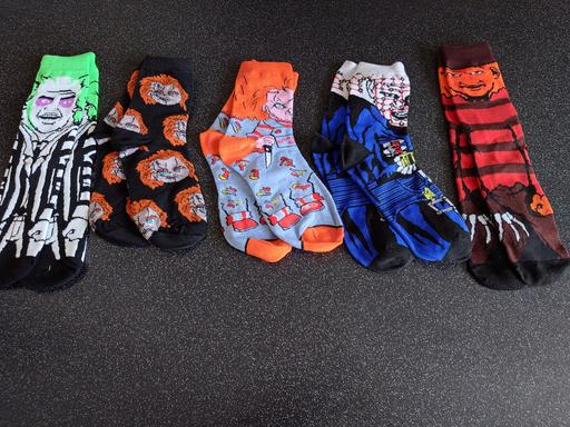 Buy & Sell Woodthorpe Charnwood - Photos for Mens set of 5 horror socks