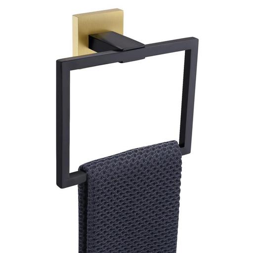 Buy & Sell Mickleover Derby - Photos for Modern TURS Towel Rail Ring Set - Matt Black