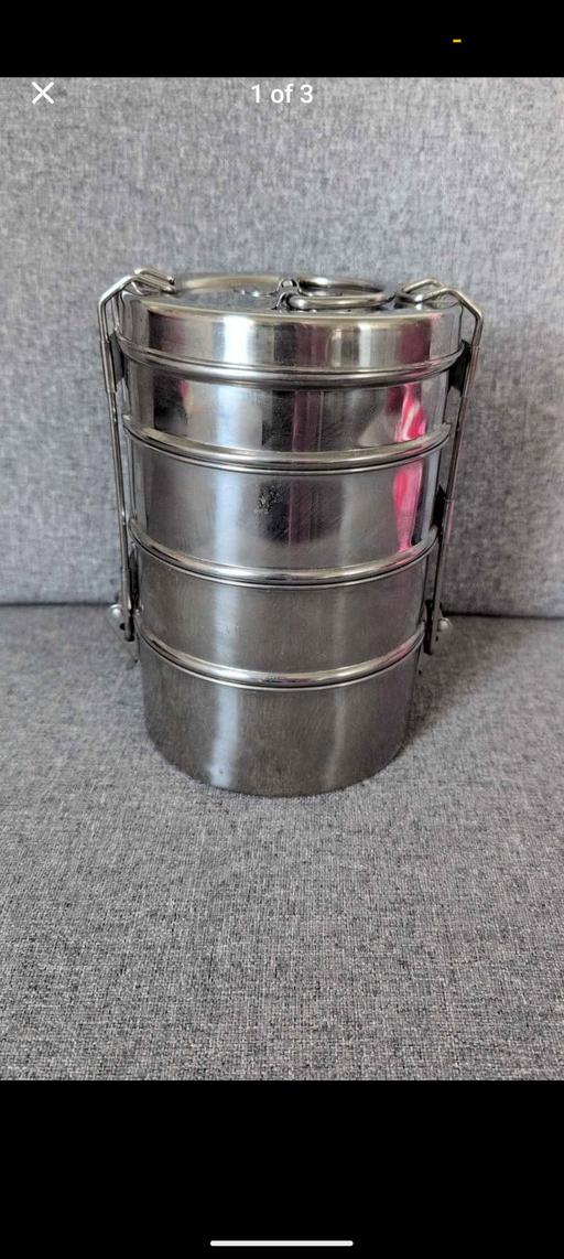 Buy & Sell Castelnau South West London - Photos for stainless steel Dabba container