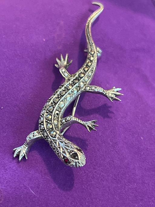 Buy & Sell Rottingdean Brighton - Photos for Beautiful Vintage Silver Lizard Brooch