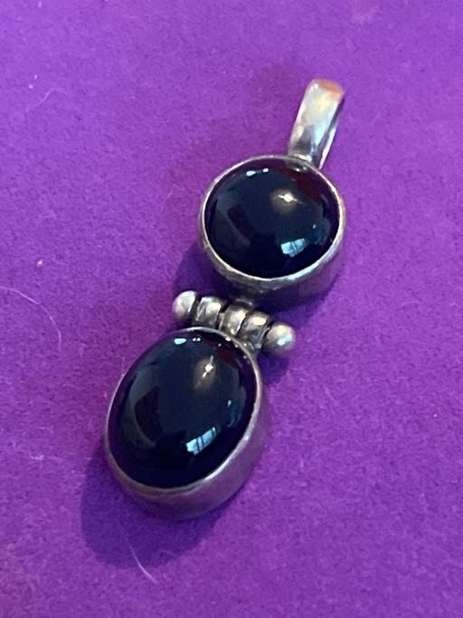 Buy & Sell Ovingdean Brighton - Photos for Beautiful silver & black onyx pendant 925