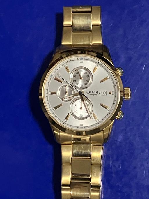 Buy & Sell Yeovil Somerset - Photos for 9ct Gold Plate Rotary Chronograph watch