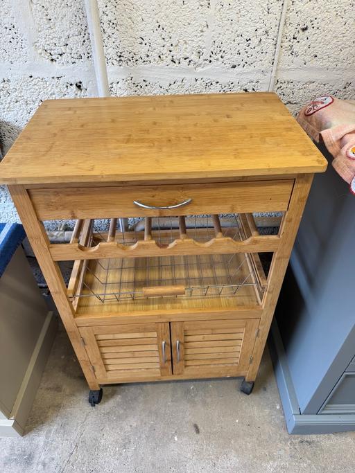 Buy & Sell Hoobrook Wyre Forest - Photos for Wood kitchen trolley