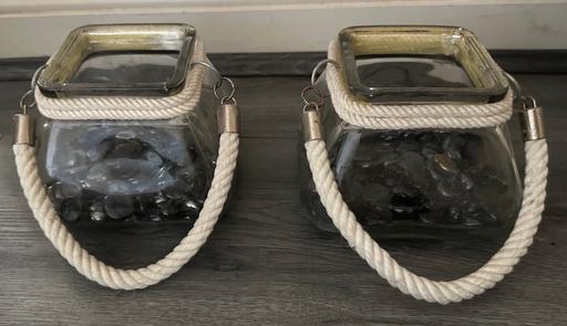 Buy & Sell Shirley Solihull - Photos for 2 glass jars with glass stones inside