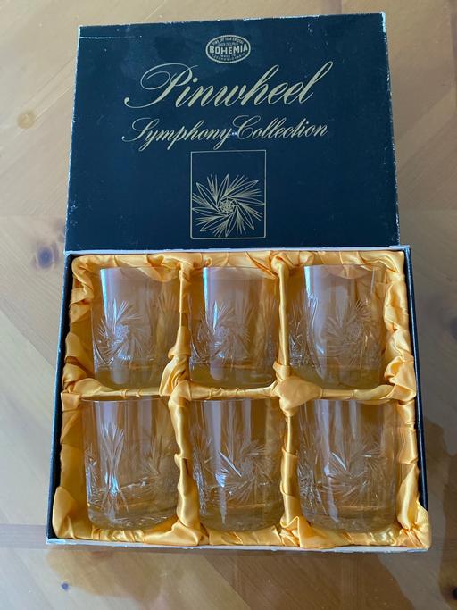 Buy & Sell Great Notley Braintree - Photos for 6 lead crystal 320ml tumblers