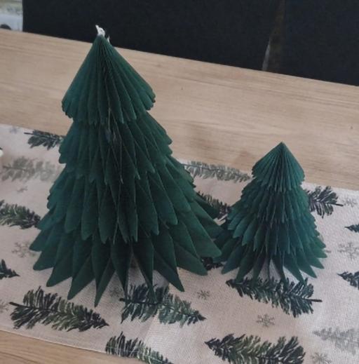 Buy & Sell Hall Green Birmingham - Photos for set of 2 green paper Christmas tree decor
