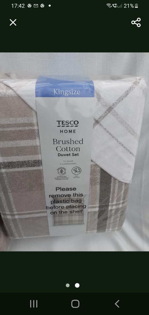 Buy & Sell Brownhills Walsall - Photos for brushed cotton king-size bedding
