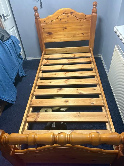 Buy & Sell Shard End Birmingham - Photos for Solid Wooden Single Bed Frame