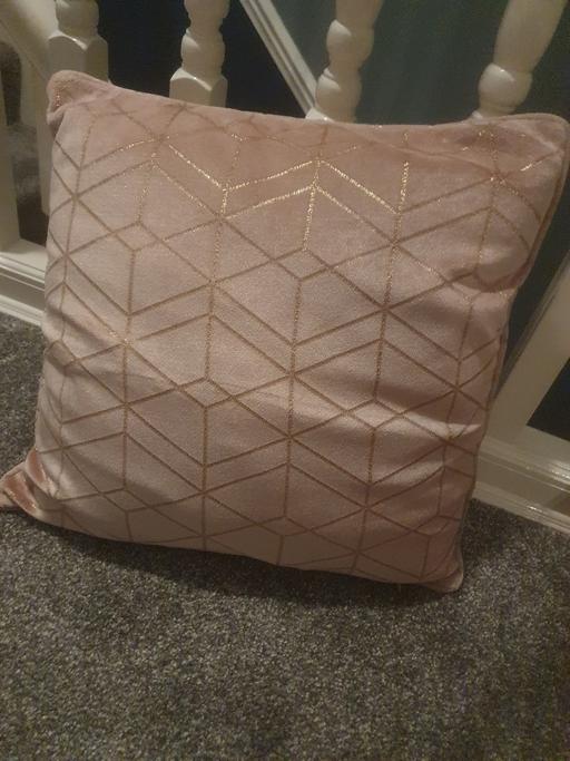 Buy & Sell Bradmore Wolverhampton - Photos for Pink velvet cushion 43cm x 43cm