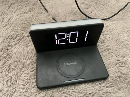 Buy & Sell Kingstanding Birmingham - Photos for Goodmans Wireless Qi Charging Alarm Clock