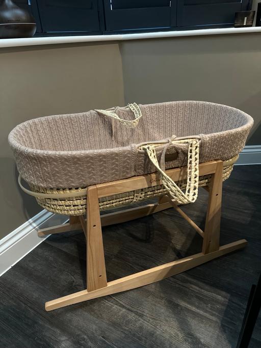 Buy & Sell Sanderstead South East London - Photos for Moses basket , mattress, rocking stand