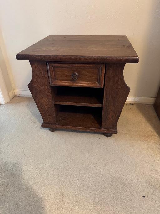 Buy & Sell Oldbury Sandwell - Photos for Oak occasional table storage heavy