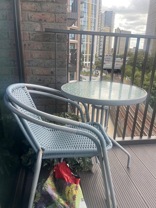 Buy & Sell Lewisham South East London - Photos for Balcony/ Garden - Chair (2) and Table set