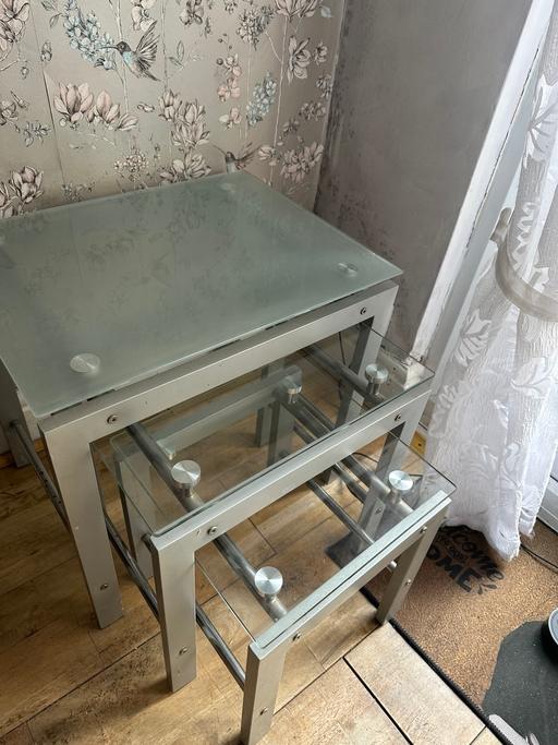 Buy & Sell Wallasey Wirral - Photos for Glass nest of tables