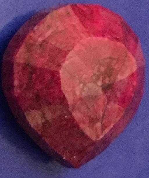 Buy & Sell Yeovil Somerset - Photos for Large natural red ruby heart gem stone 0.8ct