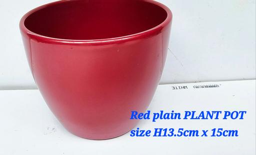 Buy & Sell Heath Hayes Cannock Chase - Photos for Red Round Bevel Flower plant pot