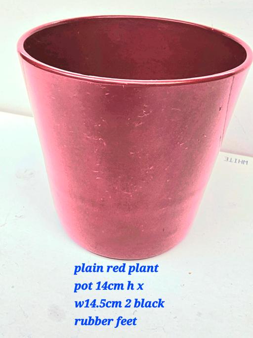 Buy & Sell Heath Hayes Cannock Chase - Photos for Red Round Straight shaped Flower plant pot