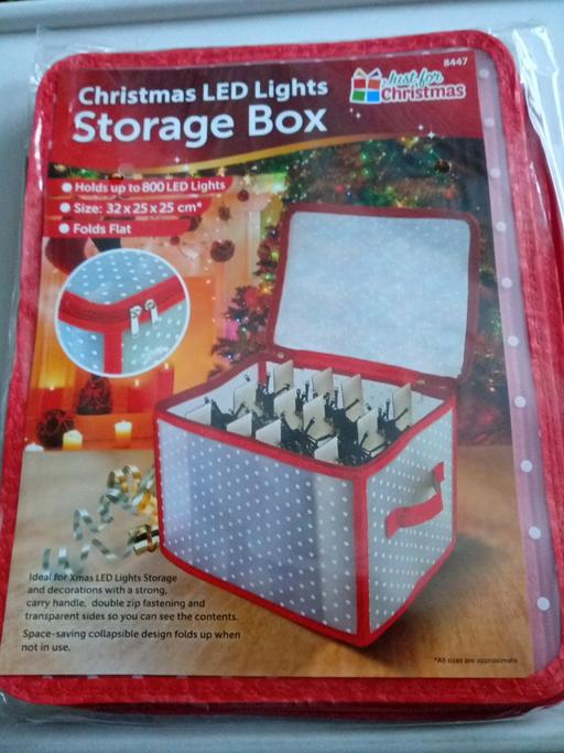 Buy & Sell Horncastle East Lindsey - Photos for brand new Christmas lights storage box