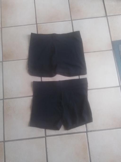 Buy & Sell Streetly Walsall - Photos for TWO PAIR OF BLACK GIRLS GYM SHORTS