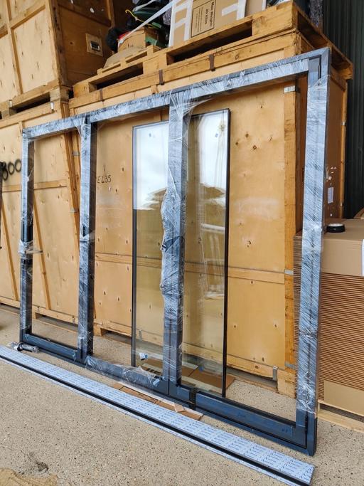 Buy & Sell Aston Sandford Buckinghamshire - Photos for Grey cortizo aluminium Bifolding door