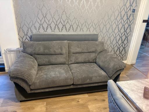 Buy & Sell Crofton Park South East London - Photos for Brand New Grey Sofa with matching footstool