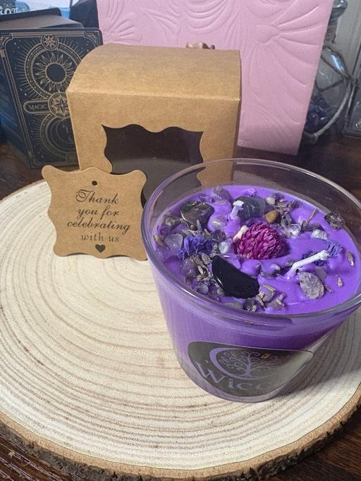 Buy & Sell Denton Burn Newcastle upon Tyne - Photos for Amethyst & Lavender crystal candle