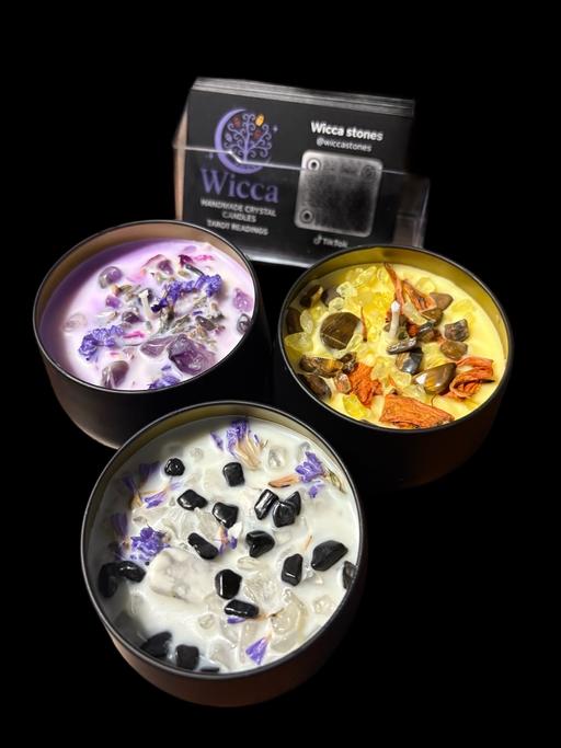 Buy & Sell Denton Burn Newcastle upon Tyne - Photos for Set Of 3 Infused Crystal Candle & Scented