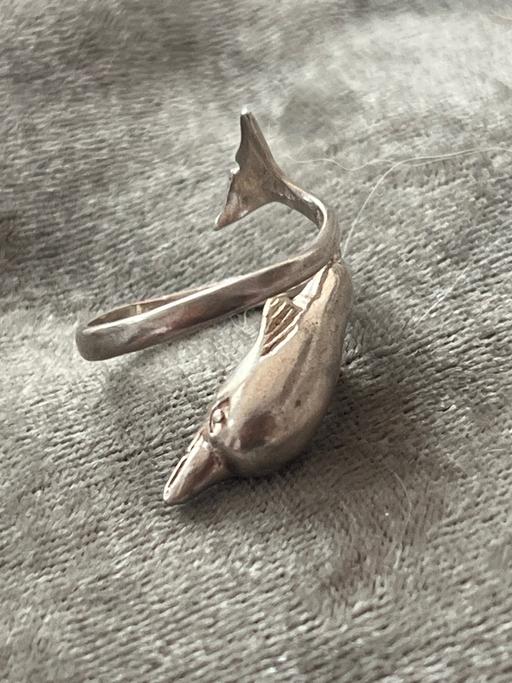 Buy & Sell Ovingdean Brighton - Photos for Beautiful vintage silver dolphin ring 925