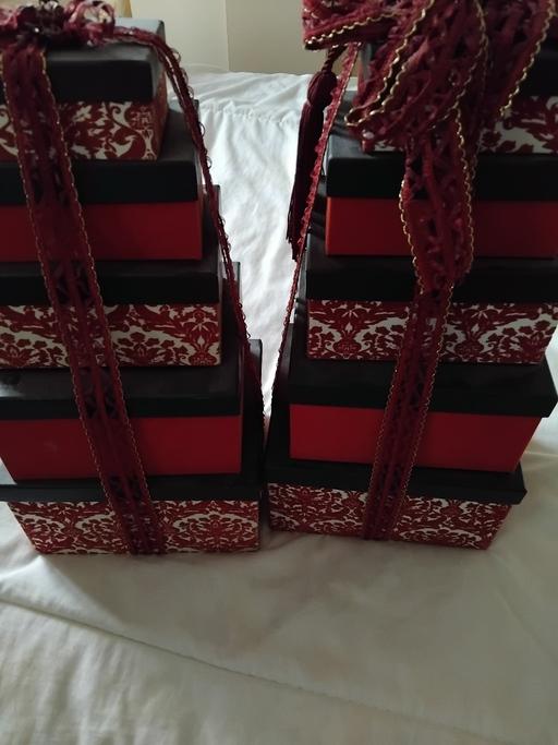 Buy & Sell Kemsley Swale - Photos for two sets of boxes red beautiful