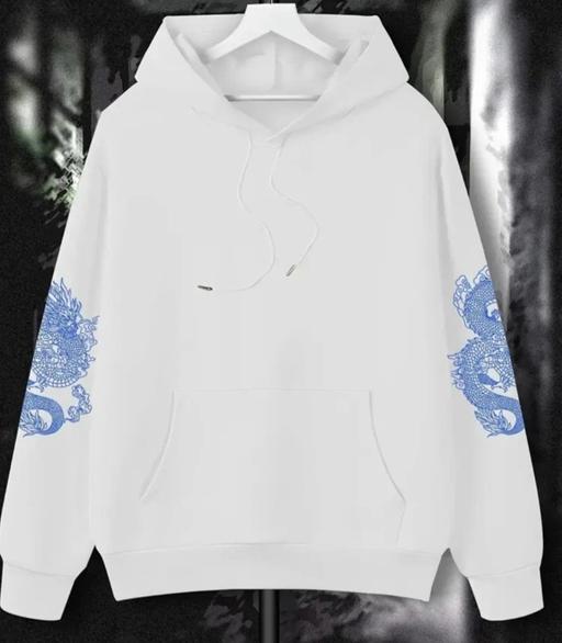 Buy & Sell Walderslade Maidstone - Photos for Men's Asian Dragon Print Hoodie - White - Si