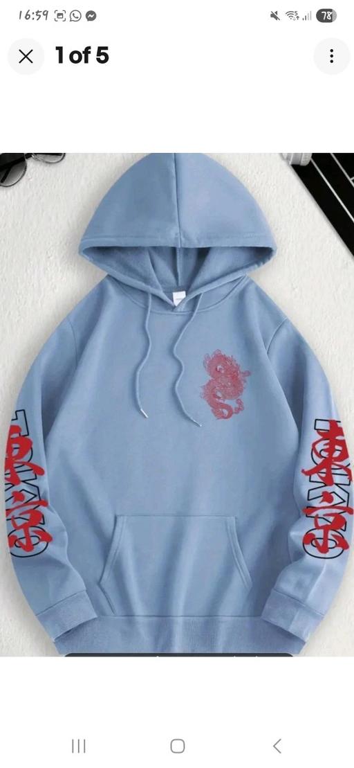 Buy & Sell Walderslade Maidstone - Photos for Men's Light Blue Japanese Tokyo Dragon Graphi
