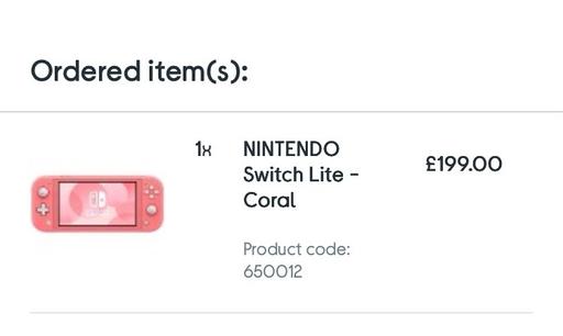 Buy & Sell Brownhills Walsall - Photos for Nintendo Switch Lite in coral