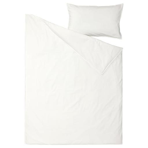 Buy & Sell Mickleover Derby - Photos for Ikea White Plain Single Duvet & Pillowcase