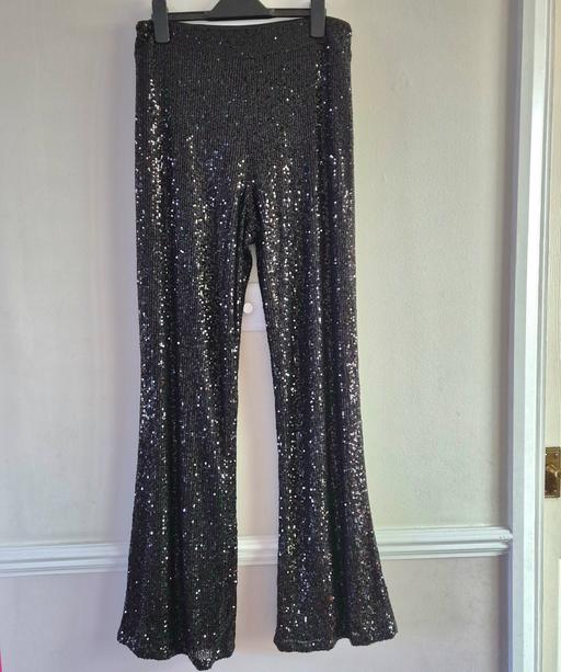 Buy & Sell Sunbury-on-Thames Spelthorne - Photos for Feather and Bone Sequin Flared Trousers XS