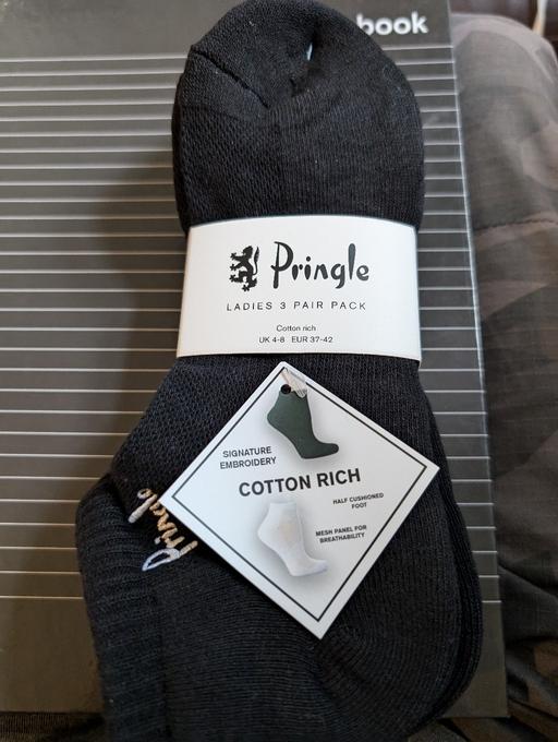Buy & Sell Bolton City Centre Bolton - Photos for pack 3 new ladies black Pringle sports socks