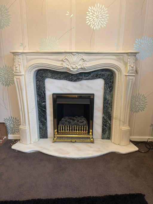 Buy & Sell Shoeburyness Southend-on-Sea - Photos for marble fireplace (electric heater)