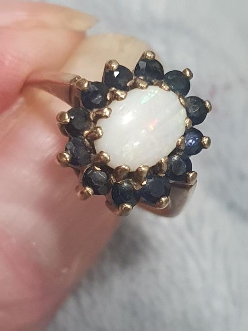 Buy & Sell Horwich Bolton - Photos for 9ct Opal/Sapphire Ring