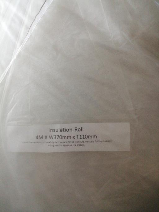 Buy & Sell Heath Town Wolverhampton - Photos for New 4M X W370MM loft insulation free