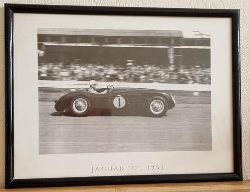 Buy & Sell Yardley Birmingham - Photos for Stirling Moss framed print Jaguar 