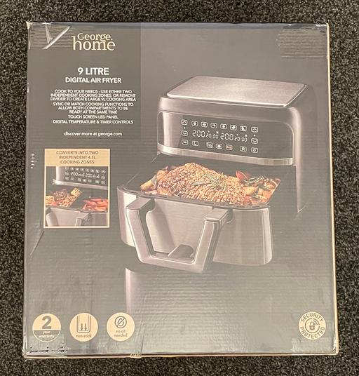 Buy & Sell Lees Oldham - Photos for Gorge Asda 9L digital Air Fryer - Dual Zone